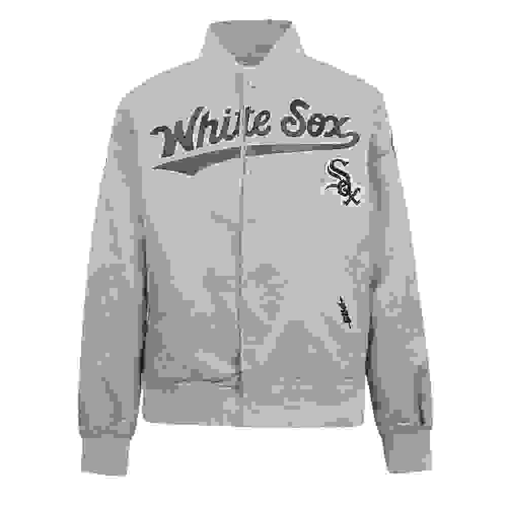 Pro Standard MLB Chicago White Sox Classic Big Boys' Silver Satin Jacket